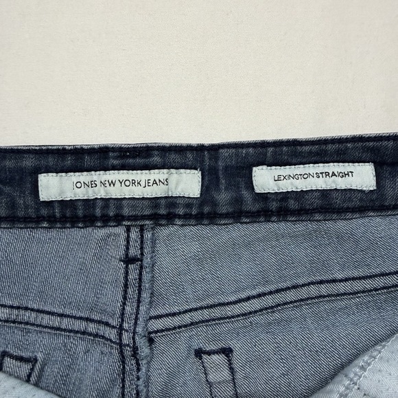 Jones New York Jeans Lexington Street Size 8 Black Stud Embellished Pockets - Picture 6 of 15